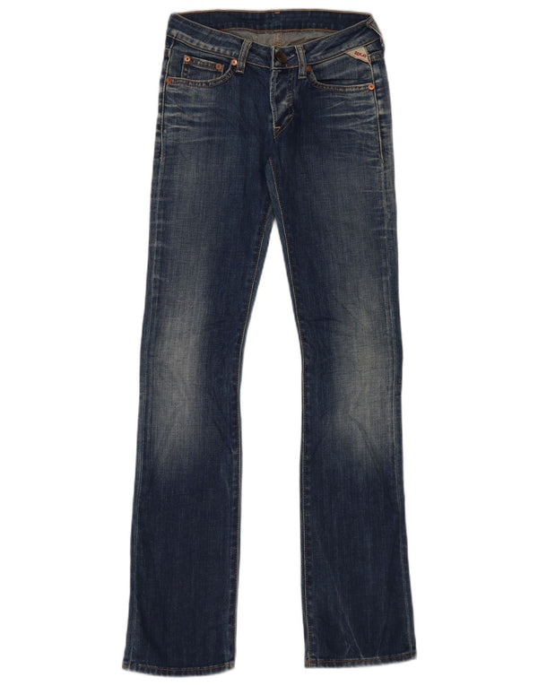 Replay blugi slim bootcut pentru femei W25 L32 bumbac albastru