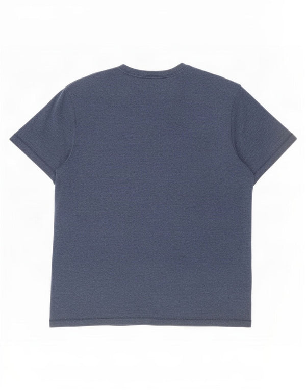 Tricou grafic pentru bărbați Tommy Hilfiger Top mare din bumbac bleumarin