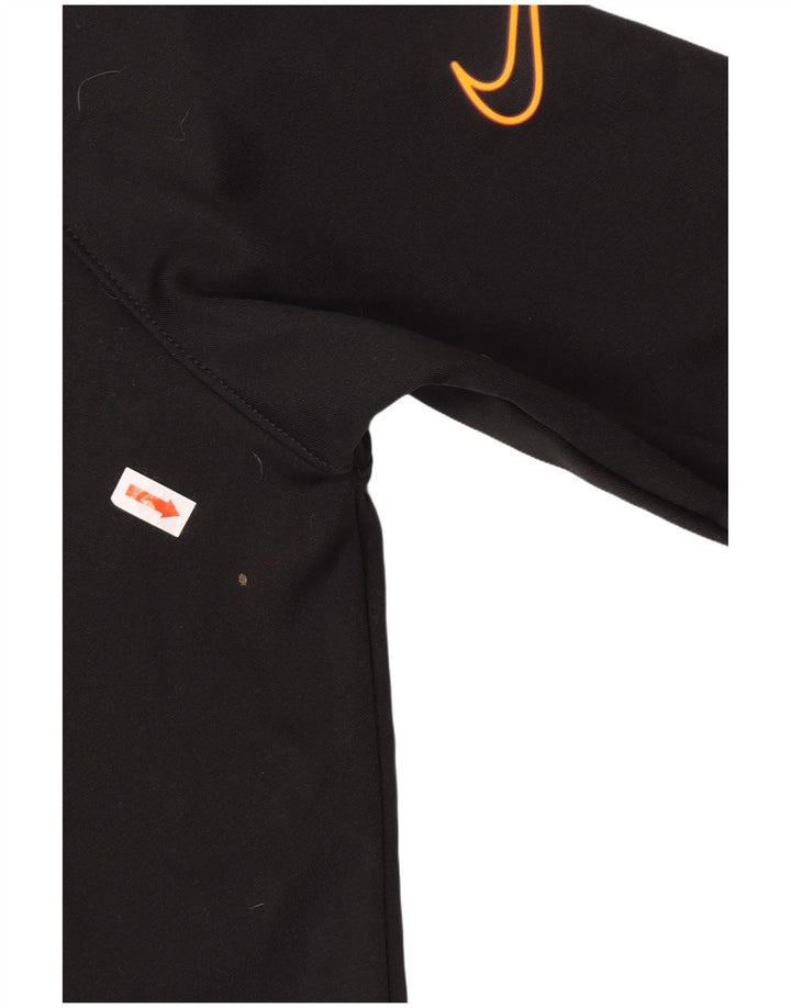 Trening pentru băieți Therma-Fit Pullover Top 10-11 ani mediu negru