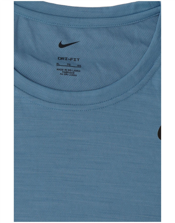 Tricou pentru bărbați Nike Dri Fit Top XL Albastru Poliester