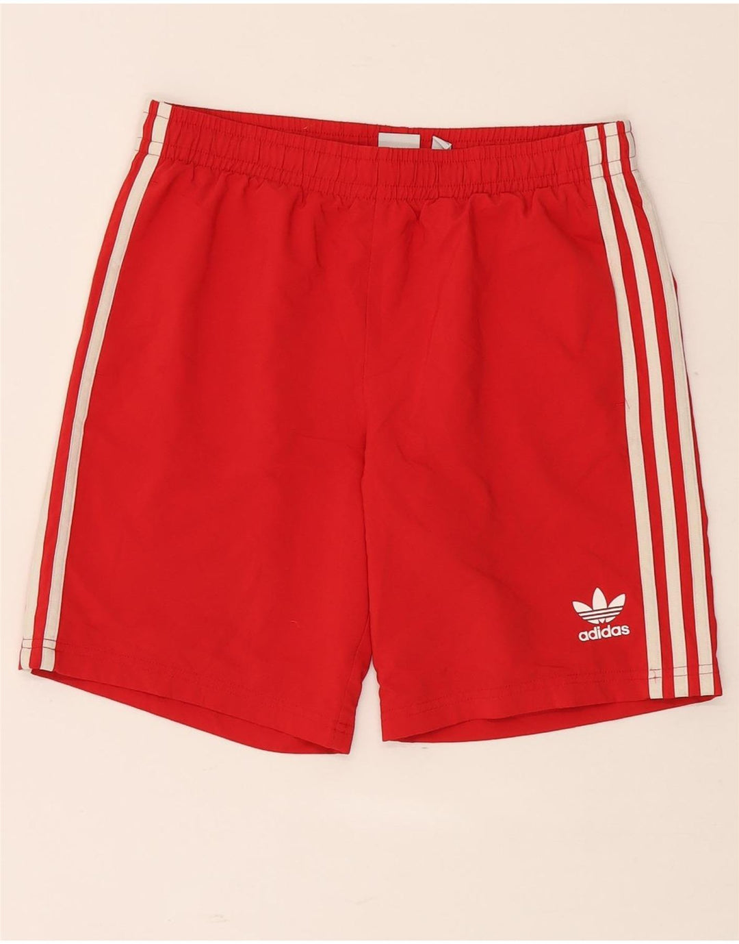 Pantaloni scurți sport adidas băieți 13-14 ani poliester roșu
