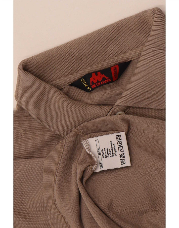 Tricou polo pentru bărbați Kappa, gri mediu
