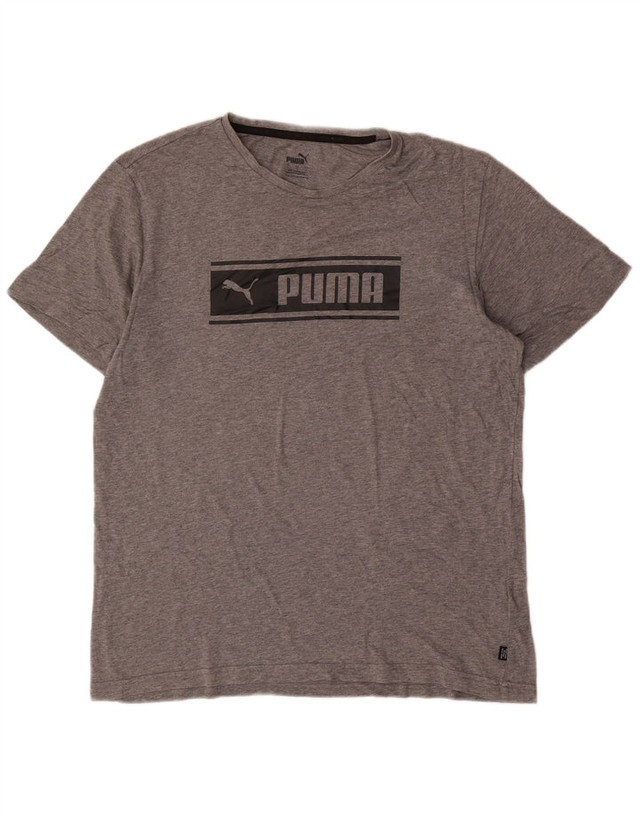Tricou grafic Puma pentru bărbați Top mare bumbac gri
