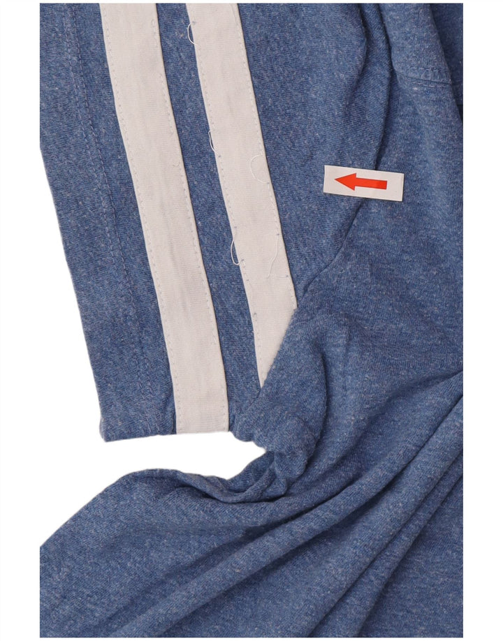 Tricou Superdry pentru bărbați Top mediu albastru bumbac cu pete
