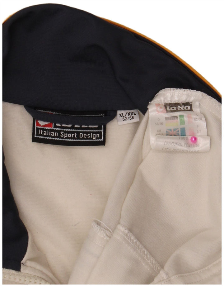 Jachetă de trening pentru bărbați LOTTO, XL, poliester alb