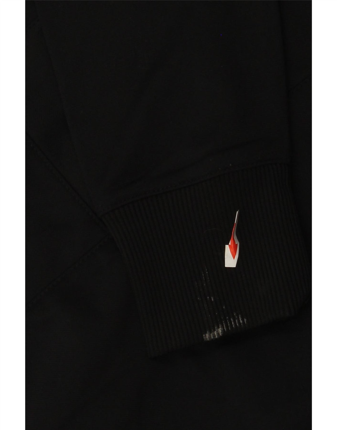 Jachetă de top pentru trening Nike pentru femei UK 10/12 Poliester cu dungi negre medii