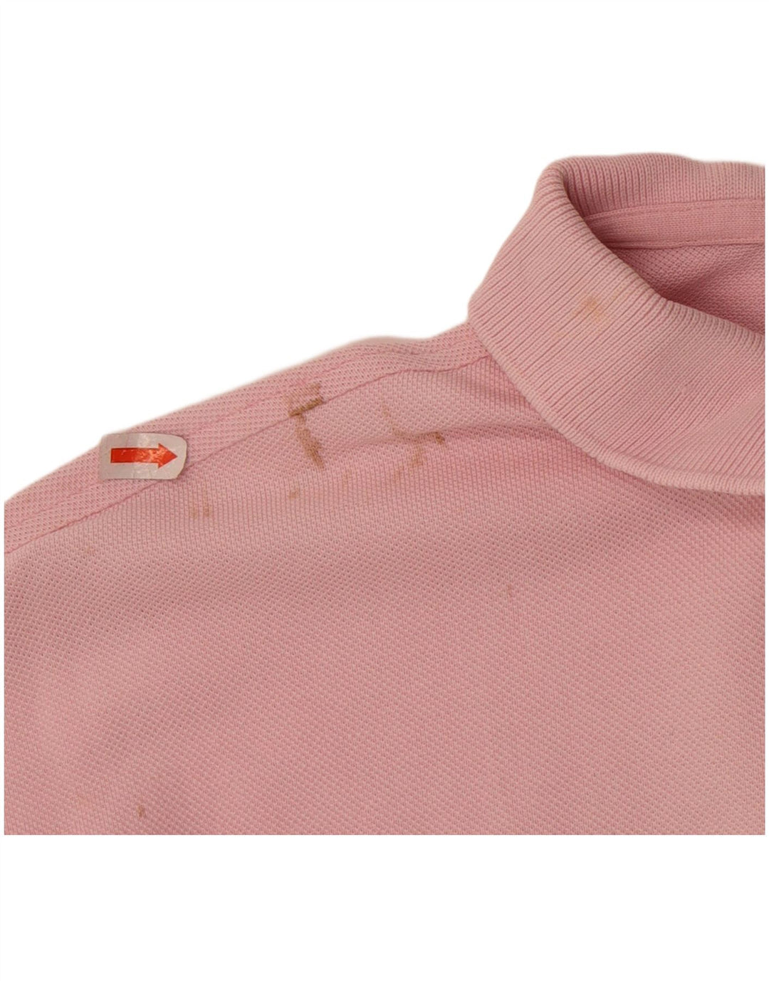 LACOSTE Womens Polo Shirt Size 40 Medium Pink Cotton