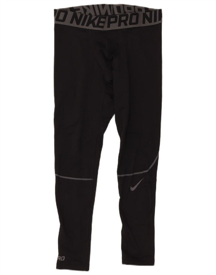 Jambiere grafice de compresie NIKE pentru bărbați XL poliester negru