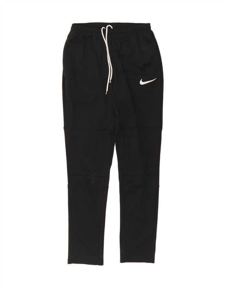 NIKE Mens Dri Fit Tracksuit Trousers Small  Black Polyester Vintage Nike and Second-Hand Nike from Messina Hembry 