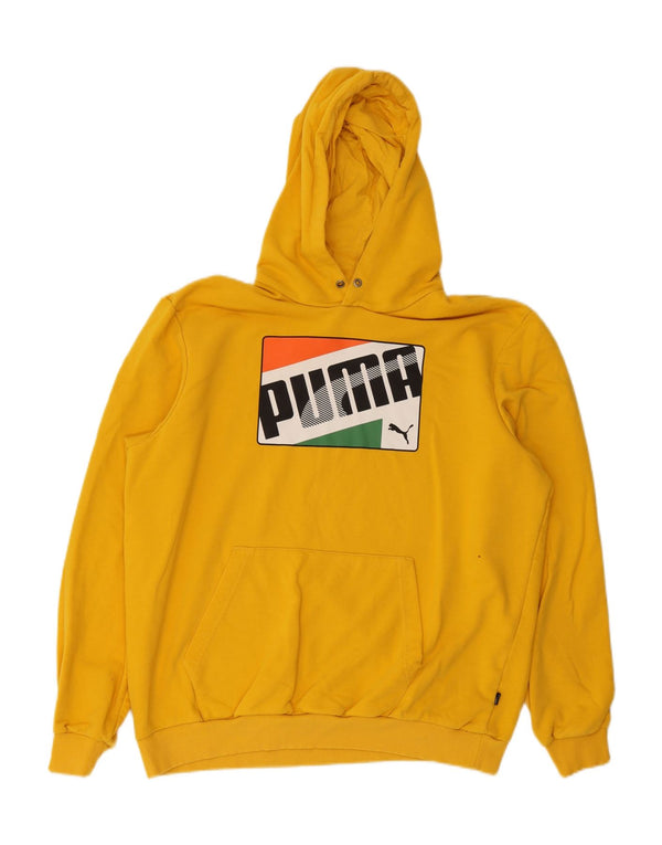 Jumper Puma Graphic Hoodie pentru bărbați, XL, galben