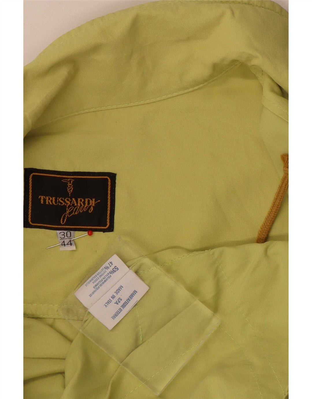 Jachetă bomber supradimensionată pentru femei Trussardi Jeans IT 44 Poliamidă verde medie