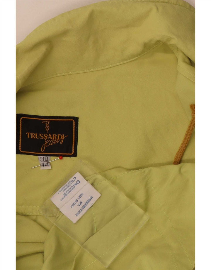 Jachetă bomber supradimensionată pentru femei Trussardi Jeans IT 44 Poliamidă verde medie