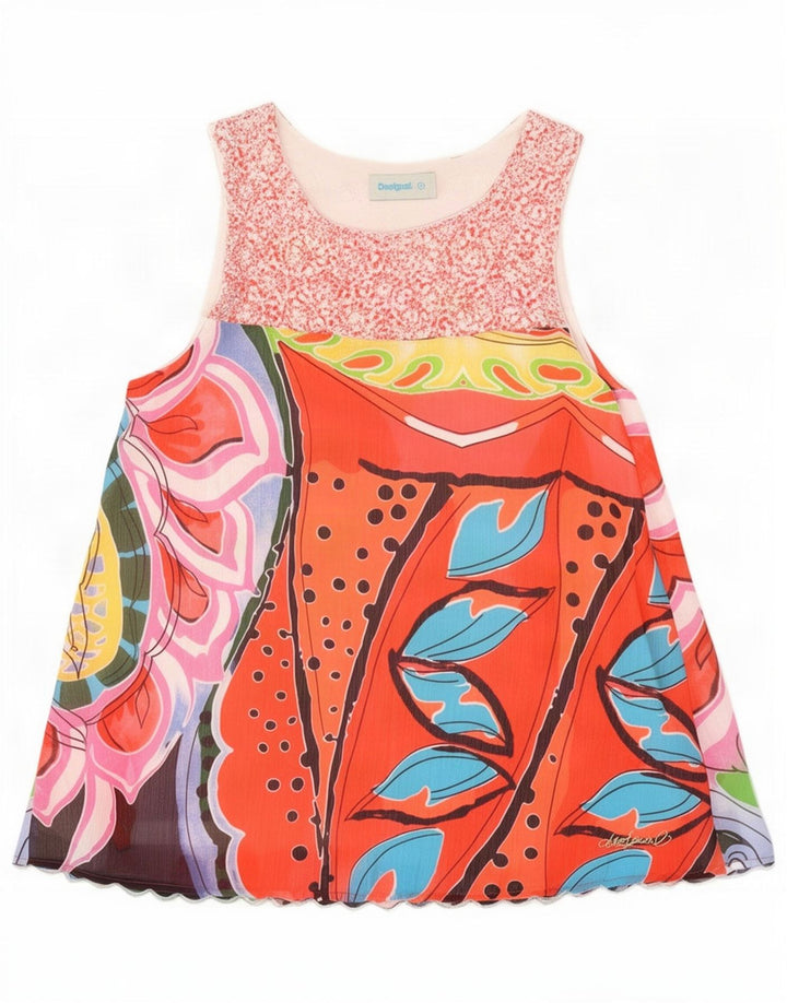 Bluză cu grafică Desigual pentru femei UK 12 Medium Multicolor Floral