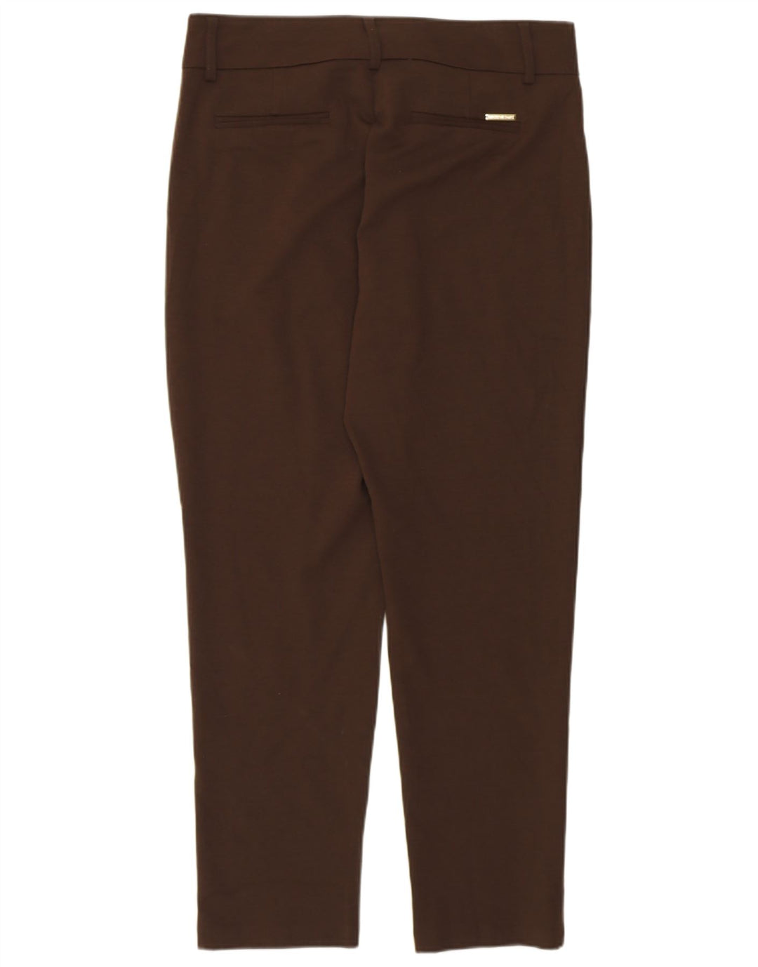 Pantaloni de costum subțiri pentru femei Michael Kors US 10 Large W32 L28 Maro