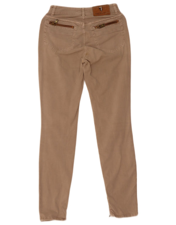 Trussardi blugi skinny pentru femei W24 L29 bumbac bej