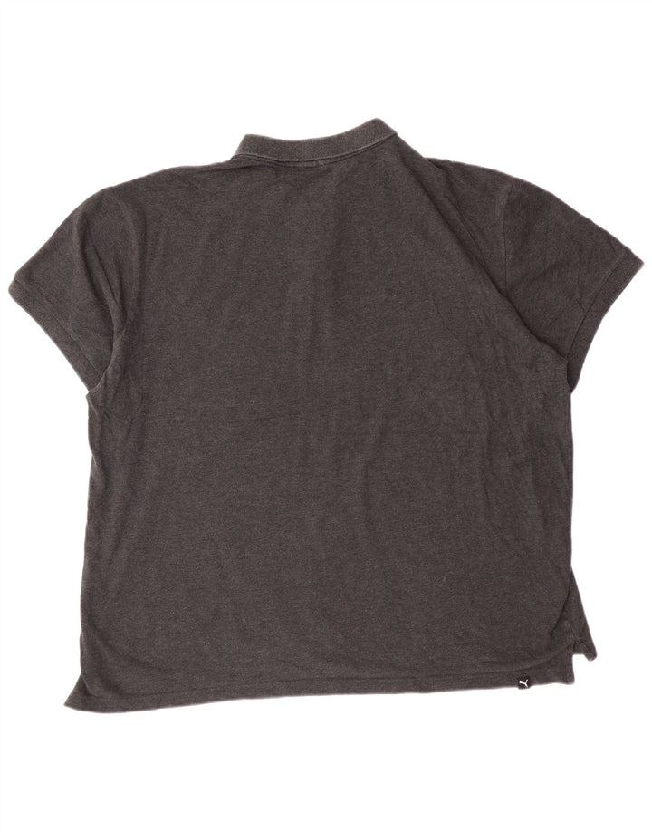 Tricou polo pentru bărbați Puma 2XL bumbac gri