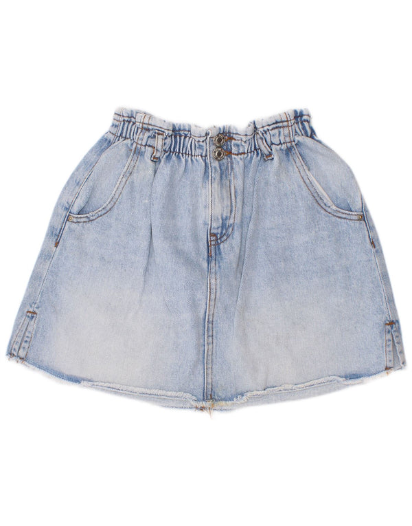 Fusta Denim Zara Fete 11-12 Ani W24 Albastru
