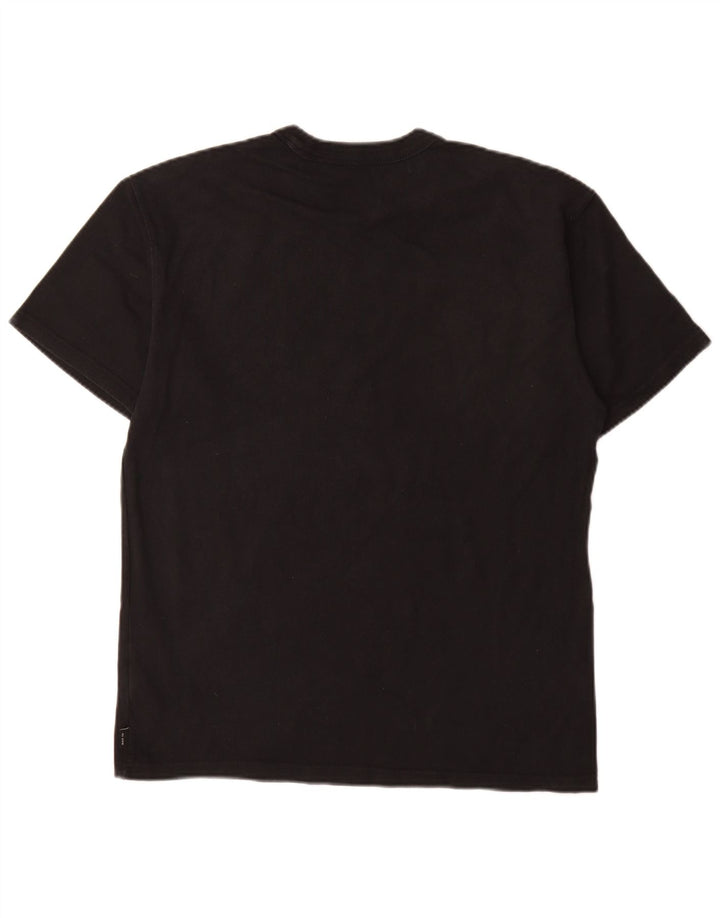 Tricou pentru bărbați Nike Top Mediu Negru Bumbac