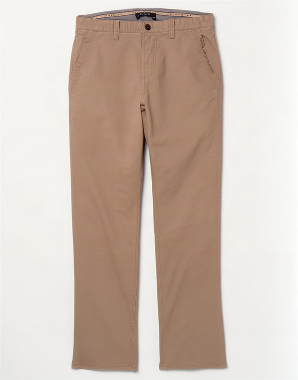 Pantaloni chino drepți pentru bărbați Sisley IT 48 Medium W34 L33 Bej Bumbac