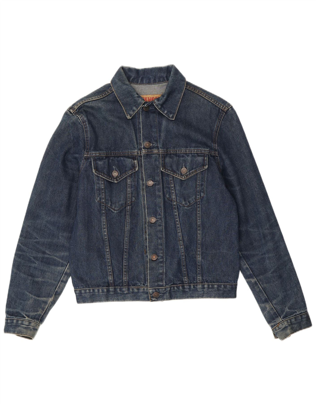 Jachetă de blugi vintage pentru bărbați UK 40 mare bleumarin