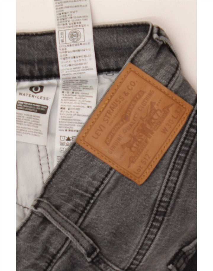 Blugi conici 512 Slim pentru femei Levi's W30 L32 bumbac gri