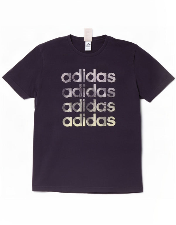 Tricou grafic pentru bărbați Adidas Top mare din bumbac bleumarin