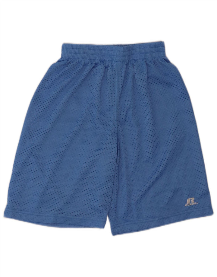 Pantaloni scurți sport Russell Athletic pentru băieți 10-11 ani poliester albastru