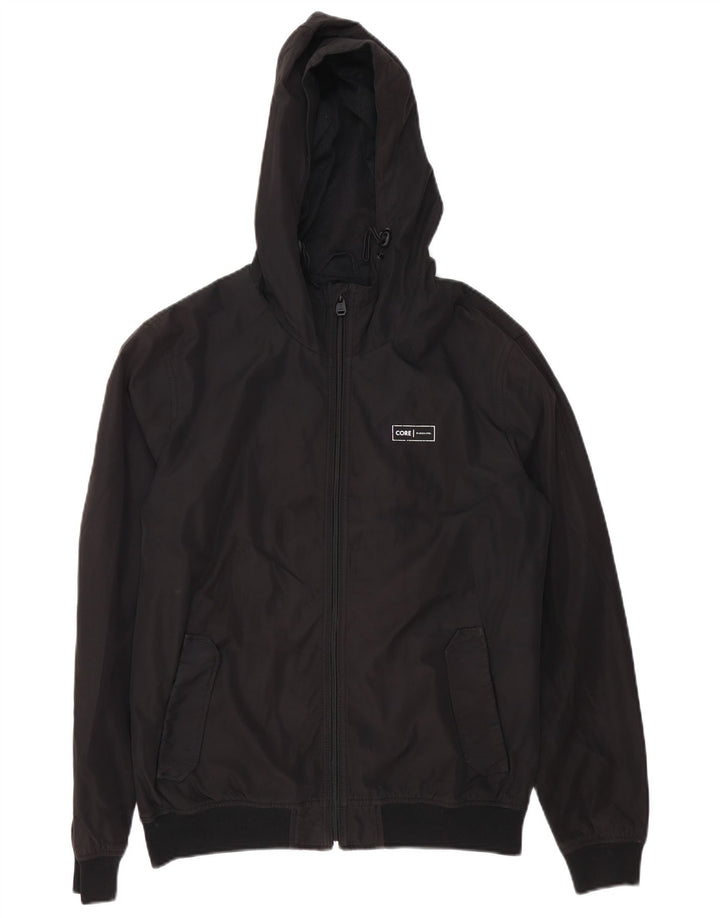 JACK & JONES Bomber cu glugă pentru bărbați UK 38 Medium Black