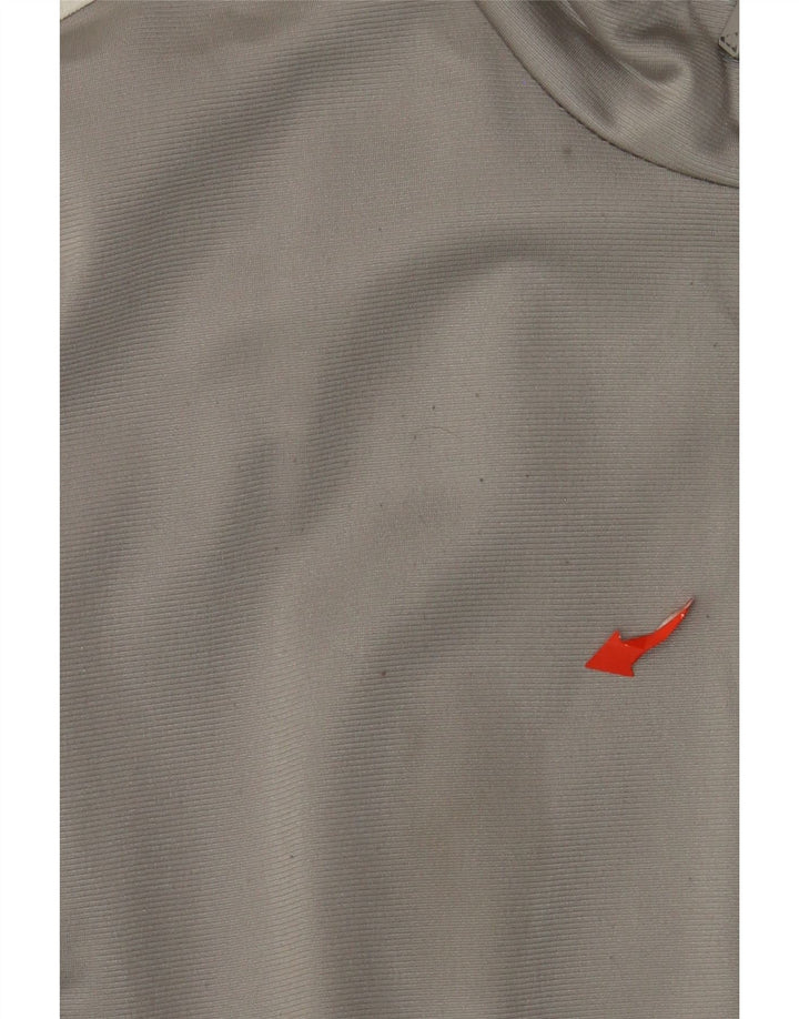 Jachetă de trening pentru bărbați ADIDAS UK 44/46, mare, gri, poliester color bloc