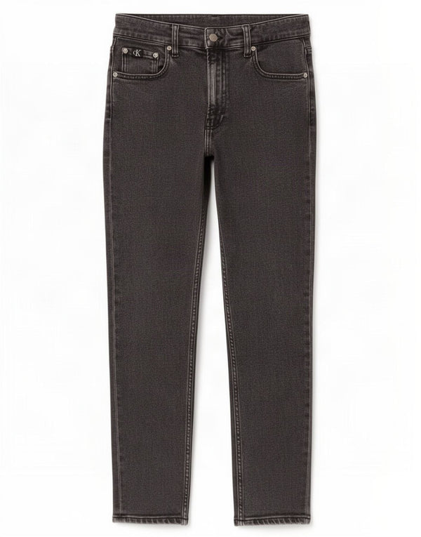 Blugi conici pentru femei Calvin Klein W28 L27 bumbac gri