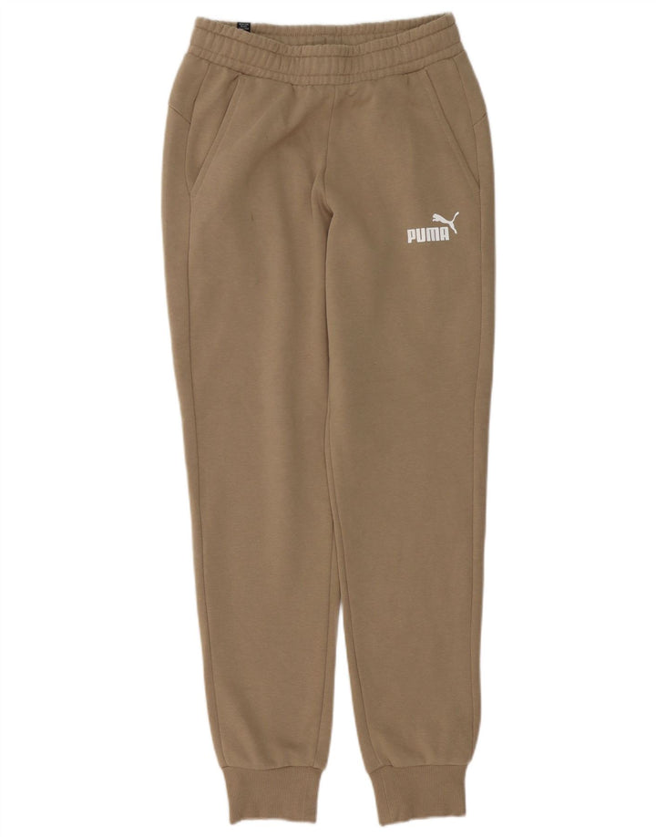 Pantaloni de trening Puma pentru bărbați Joggeri mici, maro, bumbac