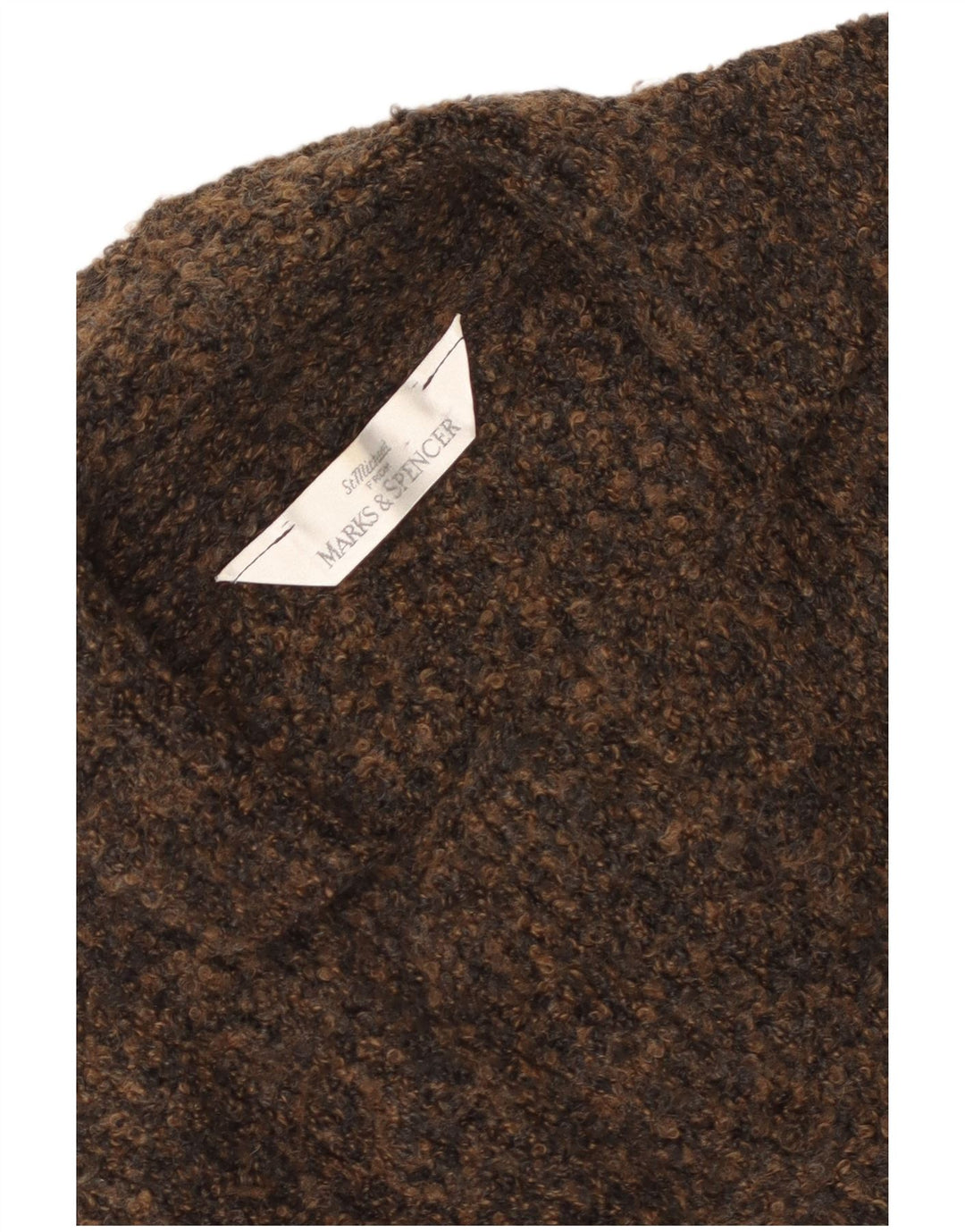 MARKS & SPENCER Pulover cardigan pentru femei UK 10 mic maro cu pete