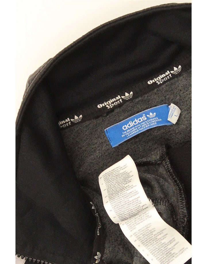 Jachetă de trening pentru bărbați Adidas, mare, negru, poliester