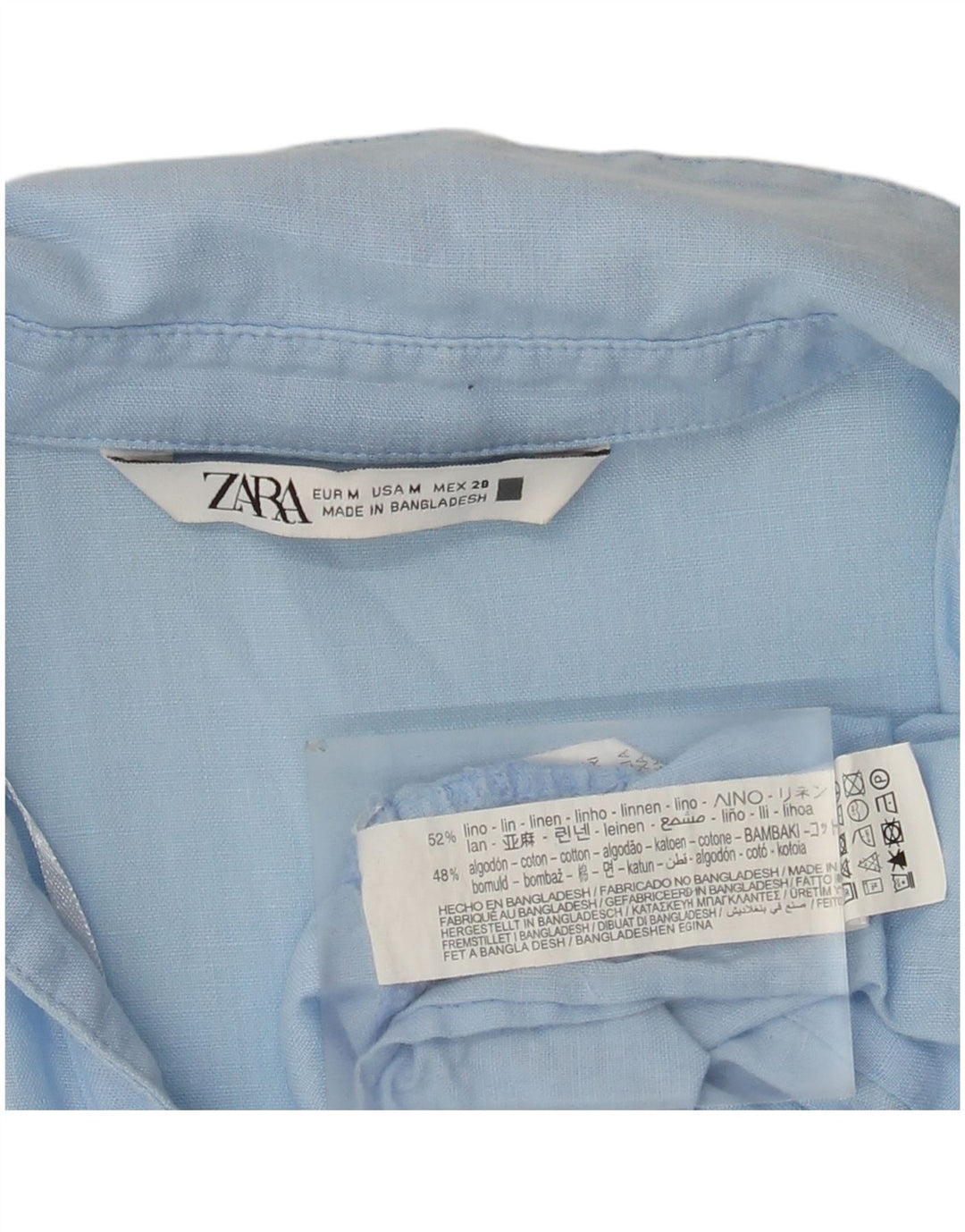 Rochie pentru femei Zara UK 14, in albastru mediu