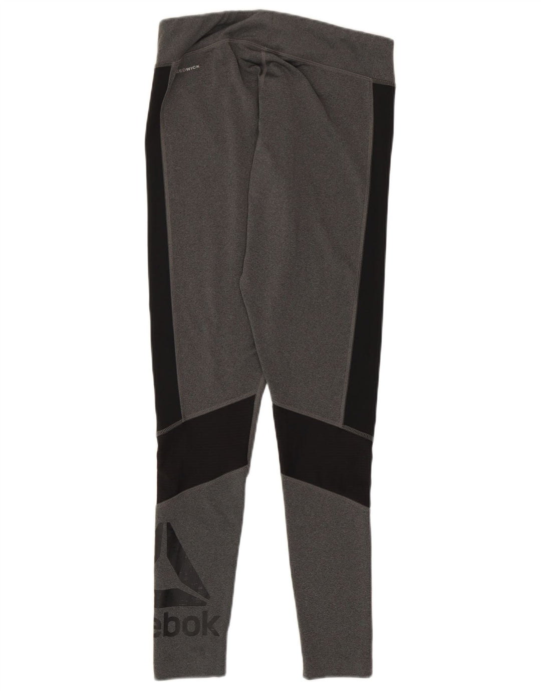 Leggings Reebok Speedwick Graphic pentru femei UK 12/14 Medium Gri Colorblock