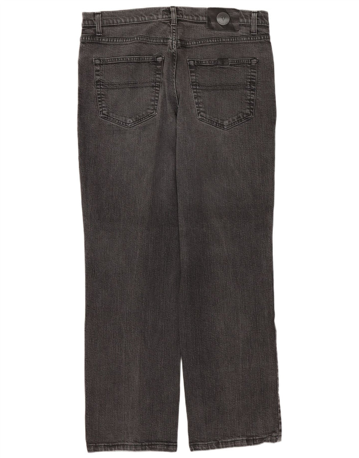 TRUSSARDI Blugi drepti pentru bărbați W36 L29 bumbac gri