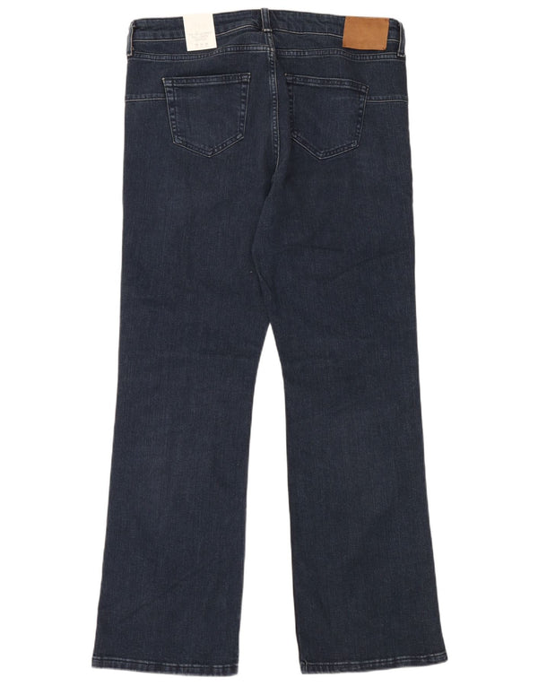 Blugi Zara Femei Bootcut EU 48 2XL W38 L32 Bleumarin Bumbac