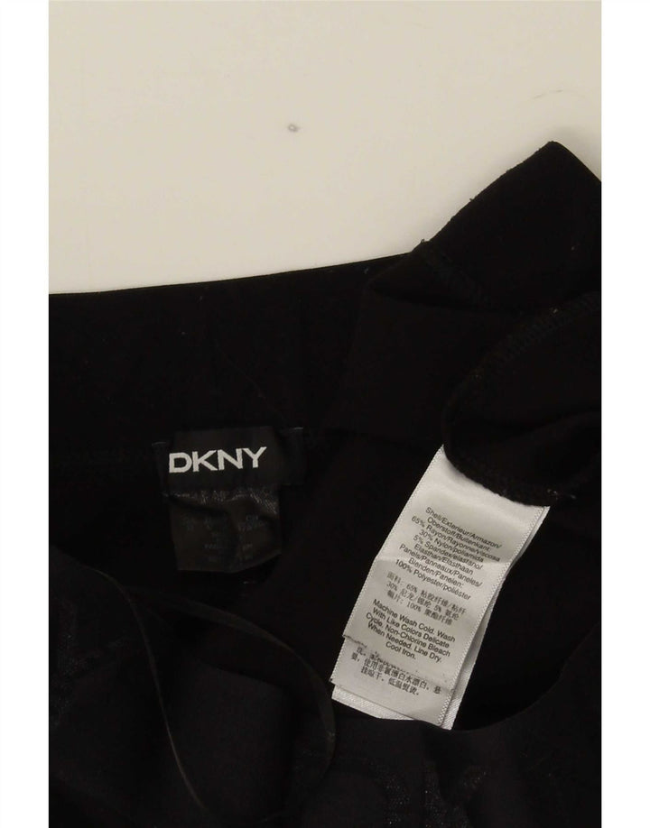 Pantaloni tăiați cu grafic pentru femei Dkny L32 L24 Negru Rayon