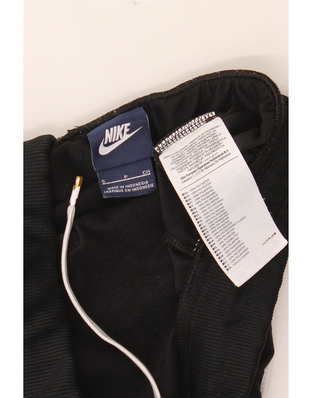Pantaloni de trening NIKE pentru femei UK 10 Poliester negru mic