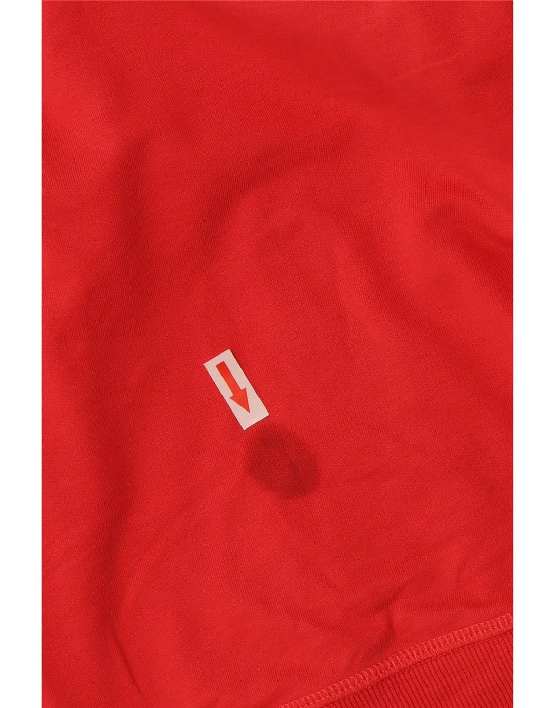 Pulover Converse pentru femei, cu fermoar și cu capota, UK 18 XL, poliester roșu