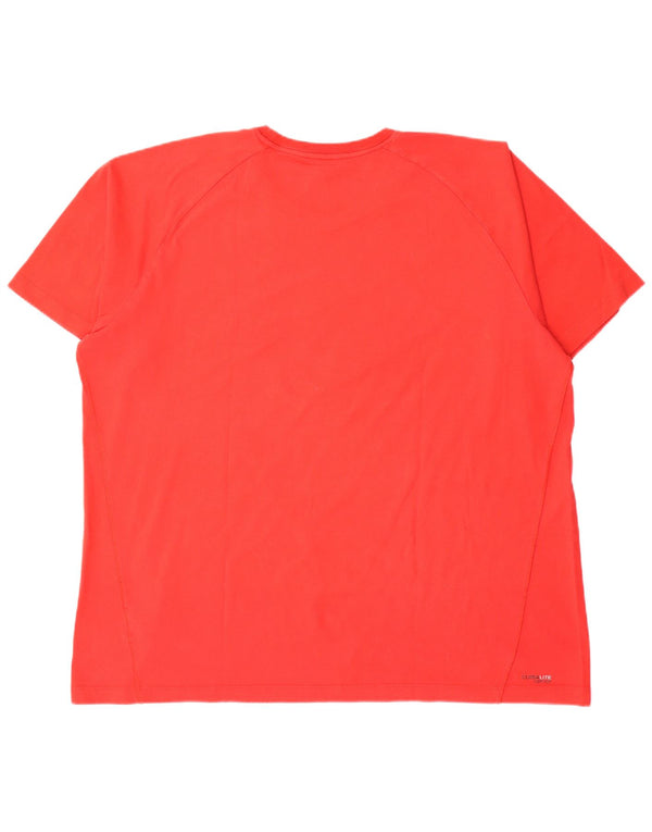 Tricou grafic Adidas Clima 365 pentru bărbați Top 2XL bumbac roșu