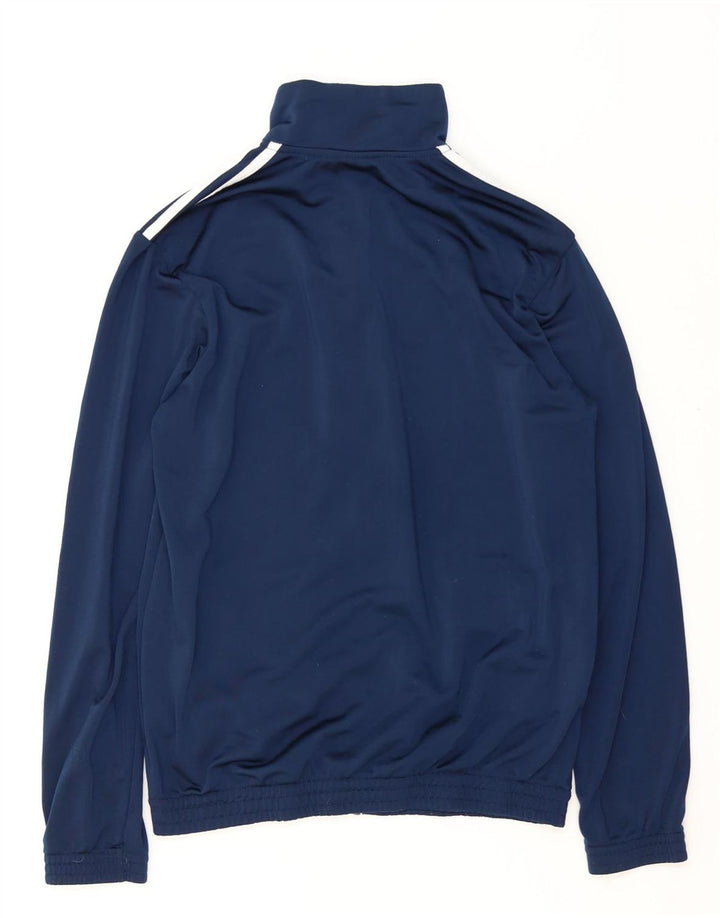 Jachetă de trening Adidas pentru bărbați Marea Britanie 40/42 Poliester mediu albastru bleumarin