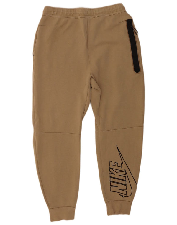 Pantaloni de trening pentru bărbați Nike Pantaloni de jogging, bumbac mediu, bej