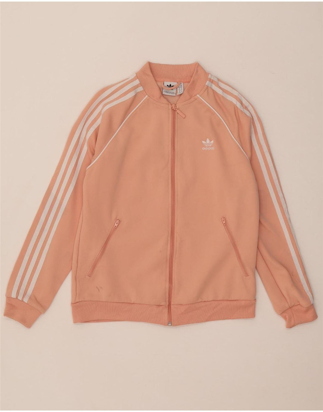 Jachetă de trening pentru femei ADIDAS UK 14 Poliester roz mediu