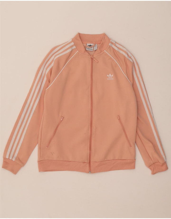 Jachetă de trening pentru femei ADIDAS UK 14 Poliester roz mediu