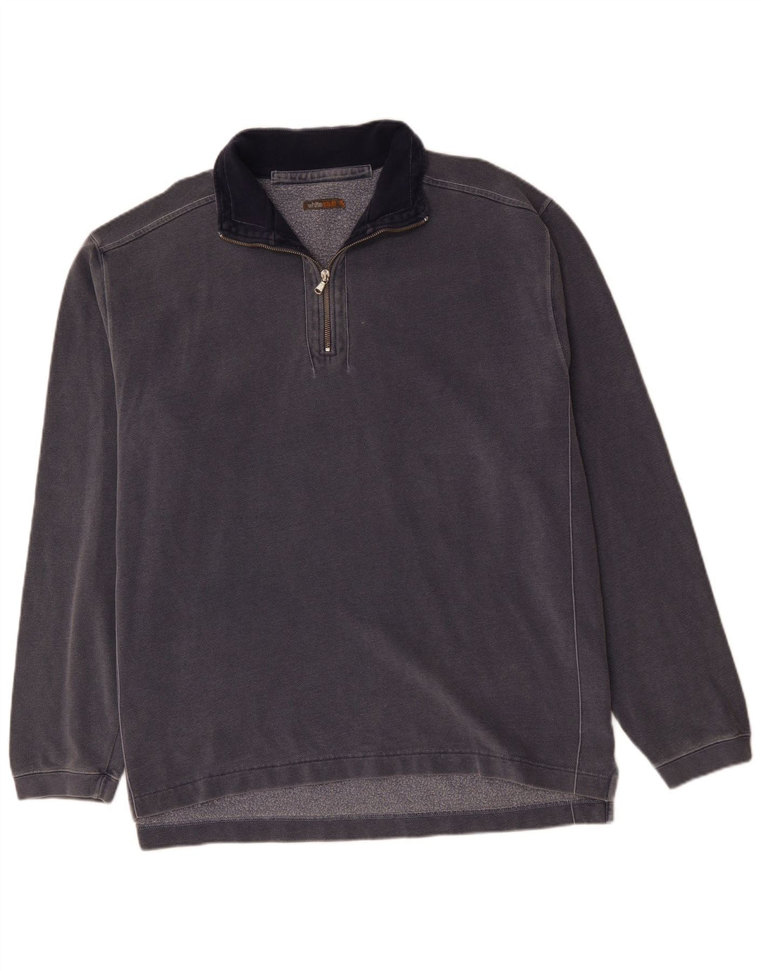 WHITE STUFF Hanorac cu fermoar pentru bărbați Pulover 2XL Bumbac bleumarin