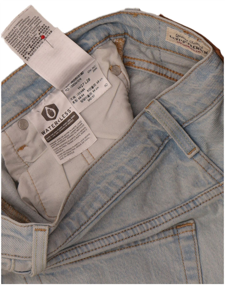 Blugi drepti 501 pentru femei Levi's W27 L28 Bumbac albastru