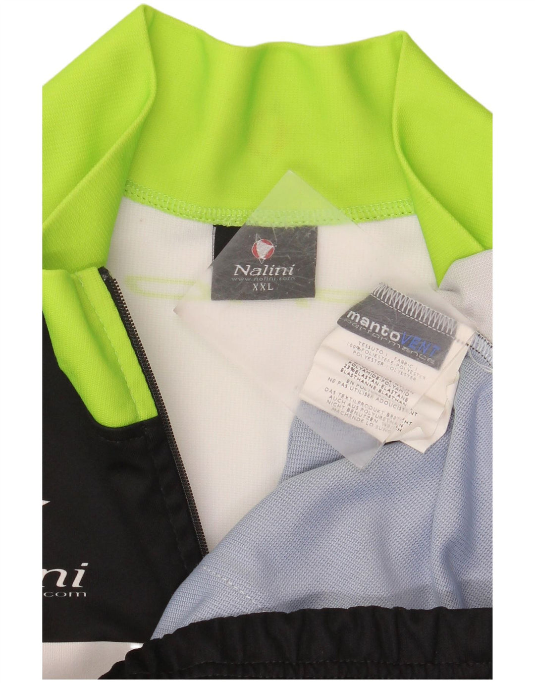 Jachetă de trening grafică pentru bărbați NALINI, 2XL, poliester color bloc negru