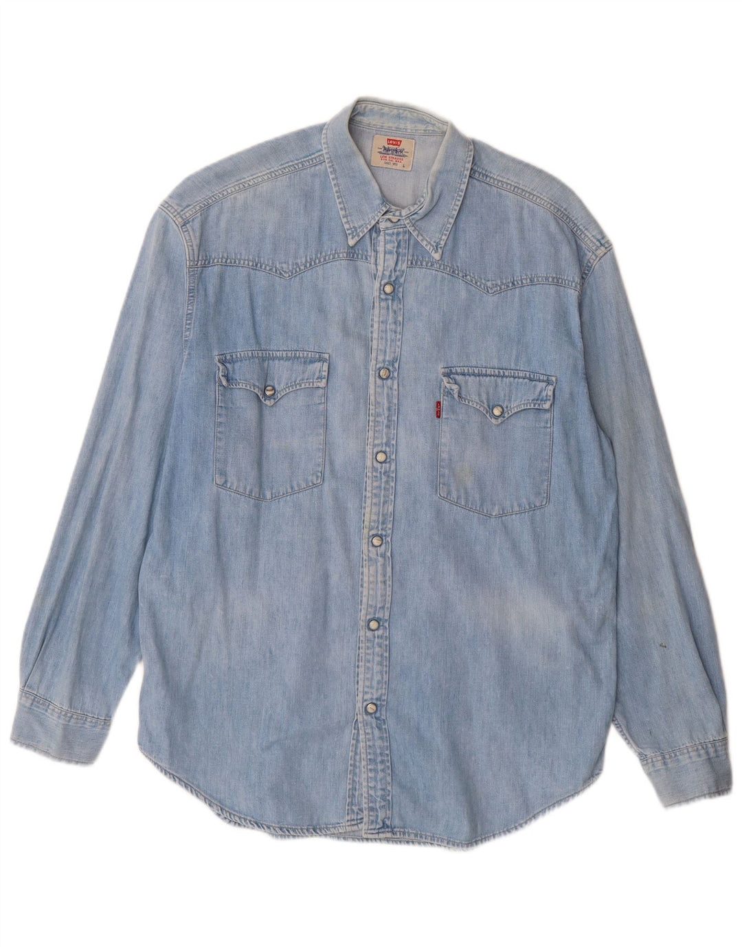 Cămașă de blugi pentru bărbați Levi's, mare, albastru, bumbac