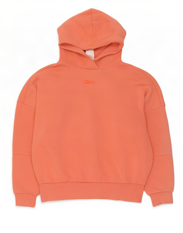 Pulover supradimensionat pentru femei Reebok UK 4/6 XS bumbac portocaliu